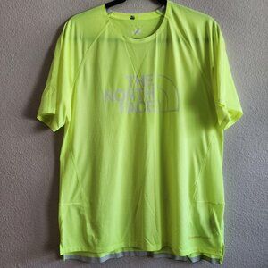 North Face Shirt Mens Medium Yellow Summit Series S23 Athletic Running Tee